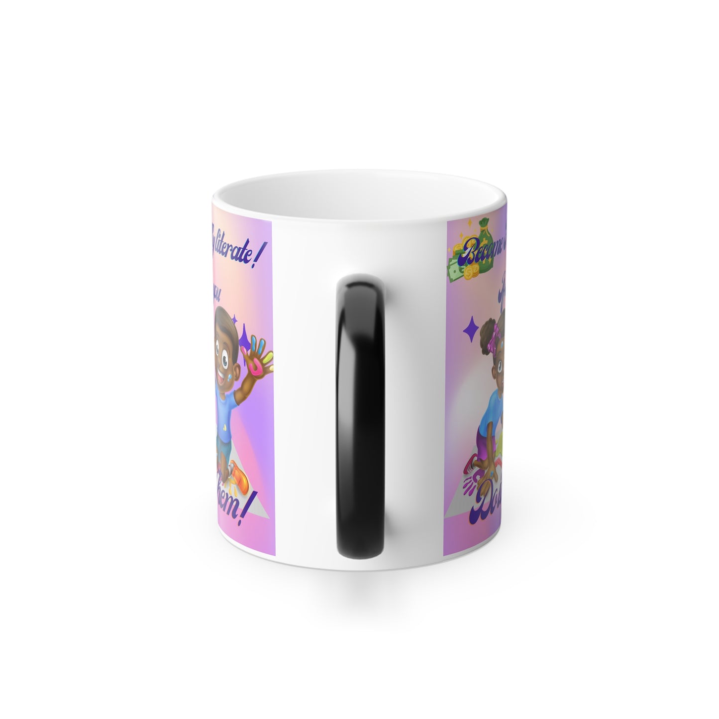 Become financially literate! Color Morphing Mug, 11oz